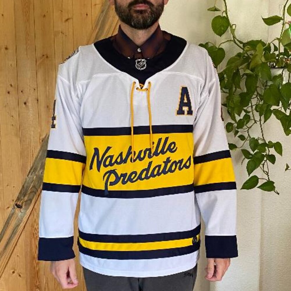 Nashville Predators #4Ellis 2020 Winter Classic Adidas NHL Hockey (52)